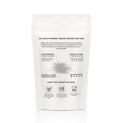Washi Exfoliating Antibacterial Shower Towel