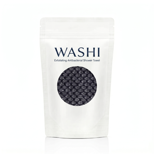 Washi Exfoliating Antibacterial Shower Towel