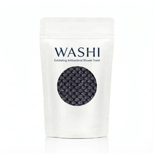 Washi Exfoliating Antibacterial Shower Towel